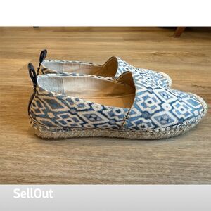 🔖🔖CLEARANCE 🔖🔖Sam Edelman Women's Krista Espadrille Flats Blue Multi Size 8.5